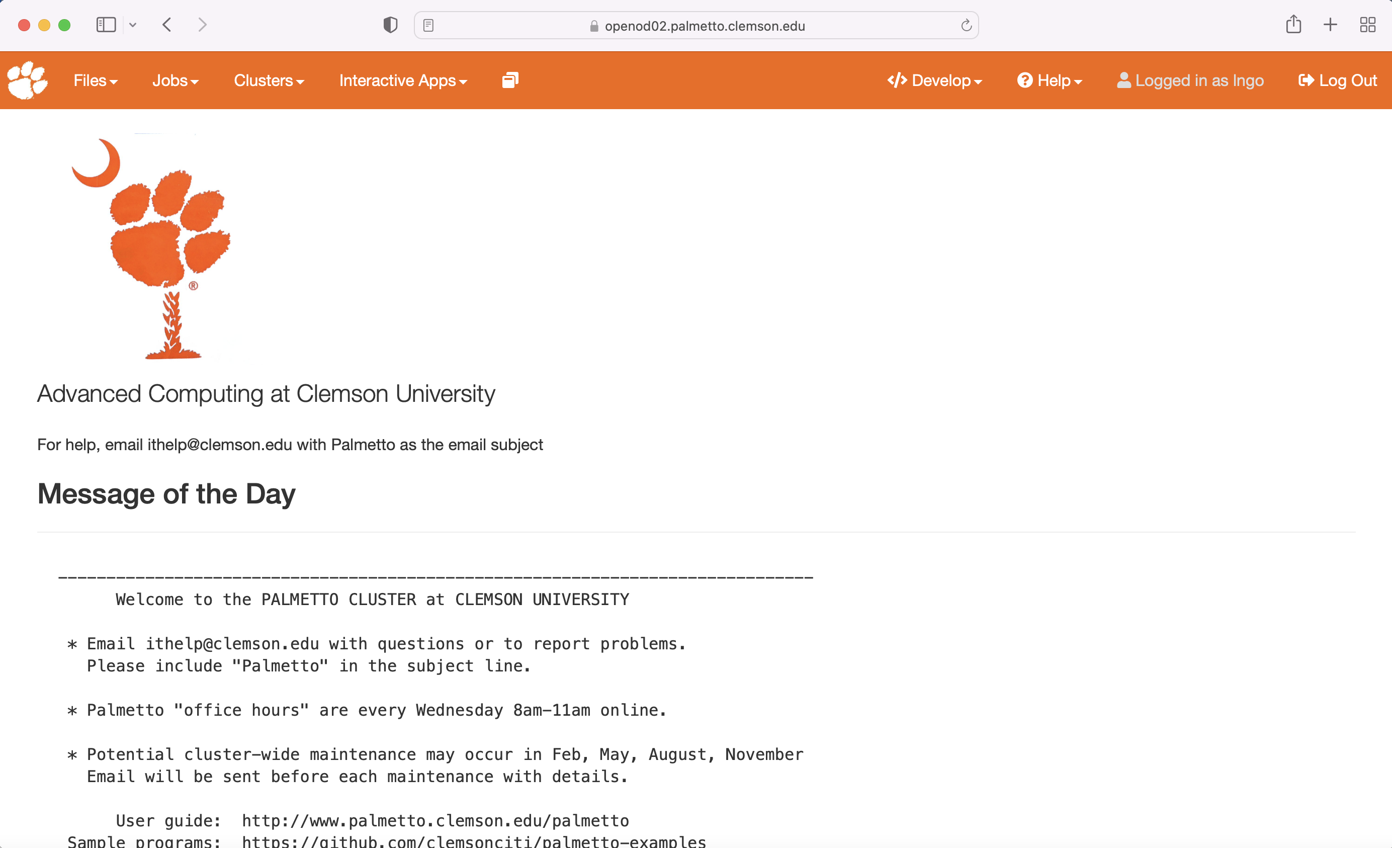 Open OnDemand Dashboard